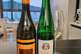 2022 Selbach Oster, Zeltinger, Kabinett Trocken and 2025 Spinetta San Rocco, Moscato.