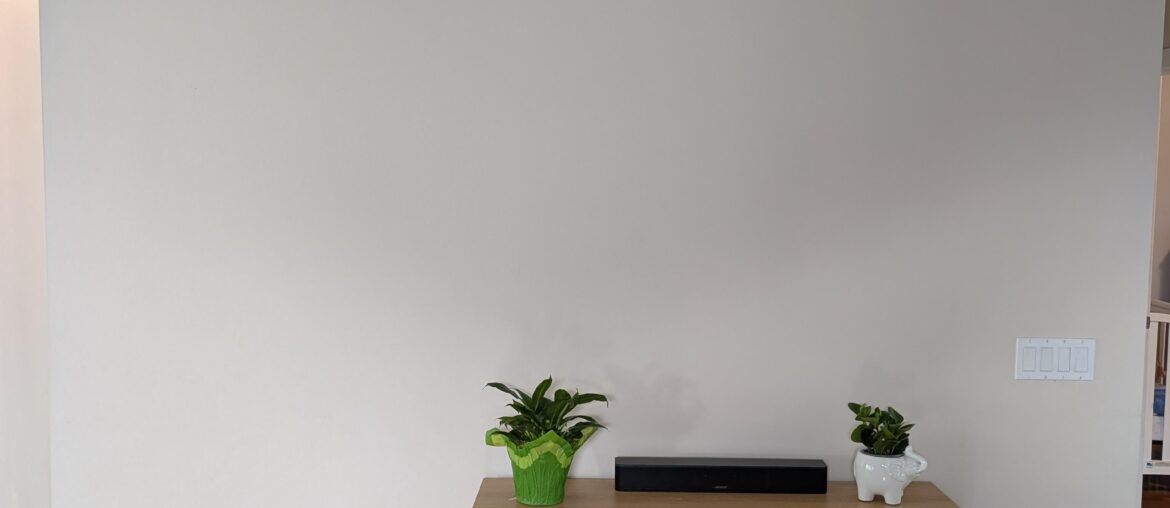 Help with this big empty asymetrical wall