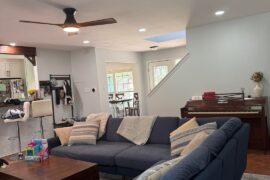 Is this dark couch going to work in this style?
