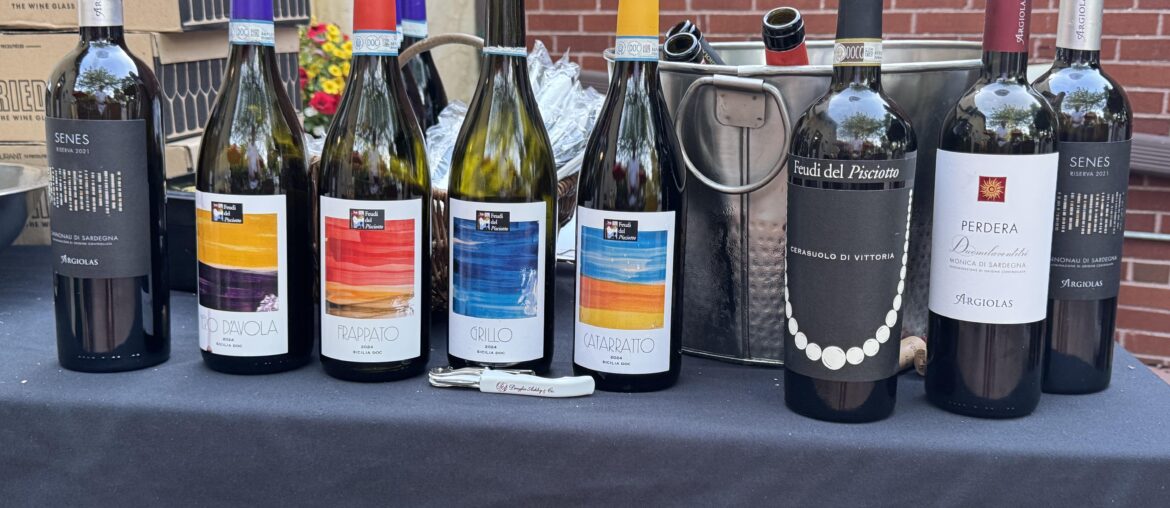 Sicilian themed tasting