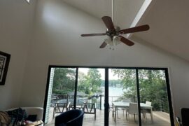 Idea to decorate large oddly shaped wall