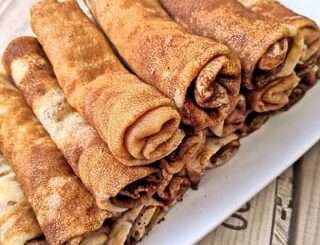 [Homemade] Hungarian Butter Crêpes (Tejszínes-vajas palacsinta) – Thinner, richer, and faster to bake!