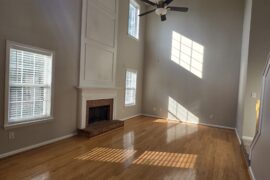 How to decorate the 3 vertical panels above the fireplace..