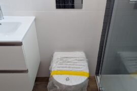 Where am I supposed to install bathroom accessories? (tiny bathroom)