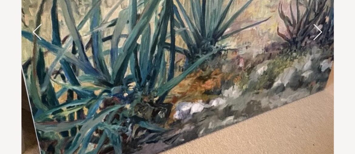 Estate sale win - suggestions to hang a 3x5 foot painting?!