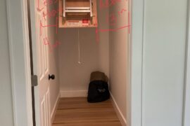 Narrow Closet Advice