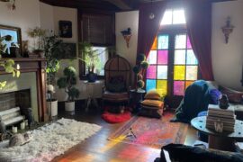 My faux stained glass windows - an easy DIY!