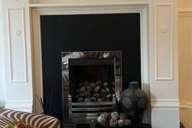 Replacing a fireplace