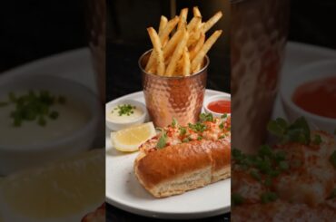 Luxury Lobster Roll & Crispy Fries - The Most Satisfying Bite You'll Watch Today!