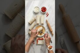 French Toast Roll Ups #shortsfeed #shorts #recipe #recipeoftheday