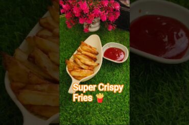 French Fries Recipe in 5 min | Easy and crispy Potato Fries #Shorts #viral #recipe #trending