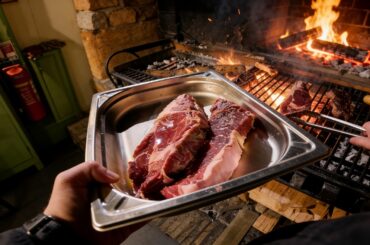French Chef Grills INSANE Meat Feast! Giant Steaks, BBQ Ribs & Open Fire Cooking 🥩🔥