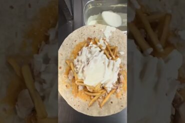 French Tacos Viande Escalope Sauce Algérienne & Biggy & Gruyère #BR3 #food #foodlover #halal #Tacos