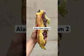 Biggest sandwiches in Paris by Alain Miam Miam #baguette #sandwich #frenchfood #parisguide