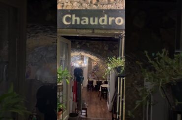 Cosy restaurant Le Chaudron offering traditional French food 🇫🇷 Antibes, France #frenchfood
