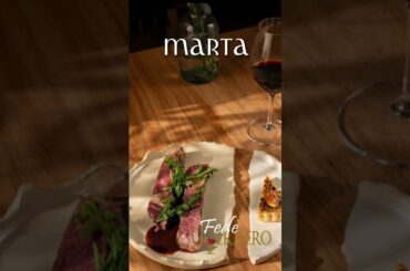 MARTA ✅ Alta Cocina Francesa con Toques Mexicanos #comida #foodie #gastronomia