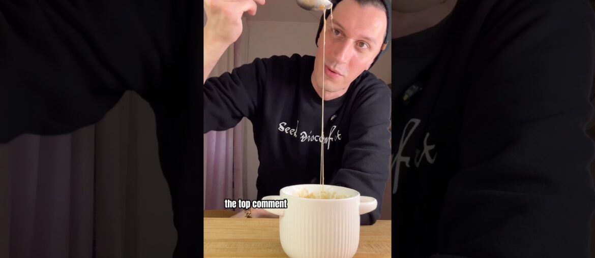 Cooking the top comment. French Onion Soup #shorts #fyp #recipe