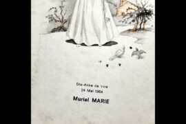 1960s French First Communion Menu | Elegant Dining History