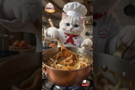 Persian Cat Chef's French Onion Soup Recipe!