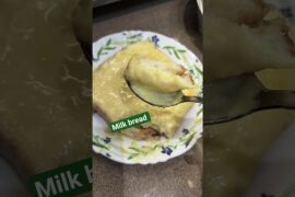 Bread Milk Recipe | kids favourite #milkbread  #sweetbread #frenchtoast #shorts #viral