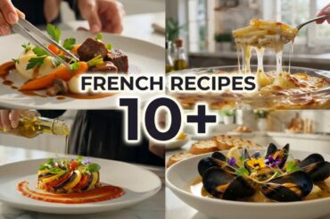 Classic French Dinner Recipes | Ultimate French Cuisine Collection 🇫🇷 | Relaxing Cooking ASMR