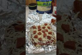French bread 🍕 in the air fryer!