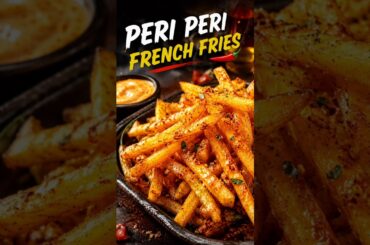 🔥 Crispy Peri Peri French Fries Recipe 🍟 | Restaurant Style in 30 Seconds! #Shorts #ytshorts