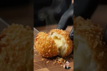 Crispy Cheese Potato Balls + Gourmet Chocolate Apple! 🥔🧀🍫