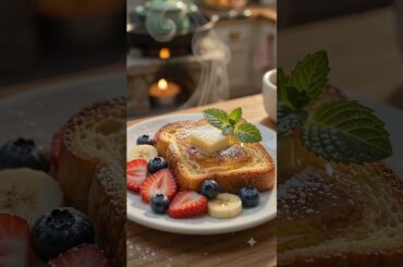 🥞 Mini French Toast 🆚 Mini Belgian Waffles 🧇 | Tiny Breakfast ASMR Cooking | Miniature Food #shorts