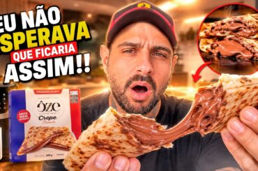 PROVEI O CREPE FRANCÊS DE CHOCOLATE QUE VIRALIZOU NOS MERCADOS