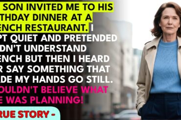 My daughter-in-law didn't know I spoke French. I stayed silent — until she said THIS at my son's...