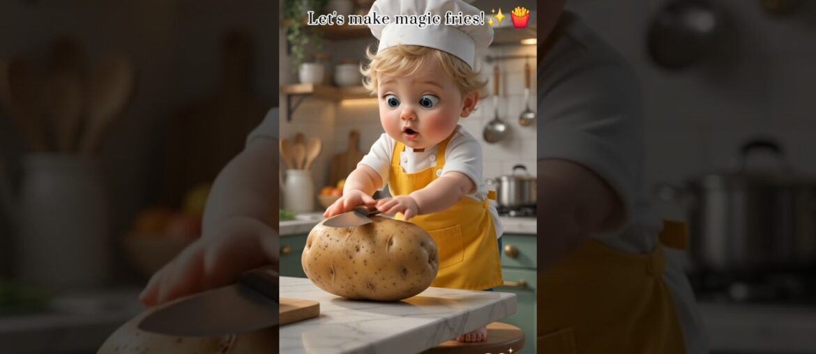 – Cute Baby Chef Makes the Crispiest French Fries Ever! 🍟😂 #shorts #frenchfries #foryou #fyp #short - Cute Baby Chef Makes the Crispiest French Fries Ever! 🍟😂 #shorts #frenchfries #foryou #fyp #short