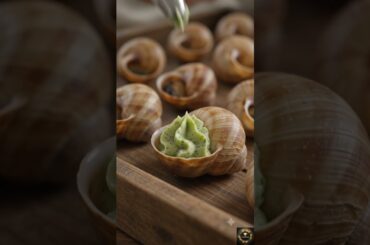 Escargots in Garlic Butter 🧄🧈 | Classic French Recipe #garlicbutter #french #frenchfood