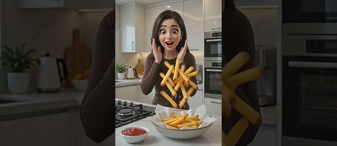 The potato got tired of waiting… so it made its own French fries! 😂🍟#shorts #viral #cooking The potato got tired of waiting... so it made its own French fries! 😂🍟#shorts #viral #cooking
