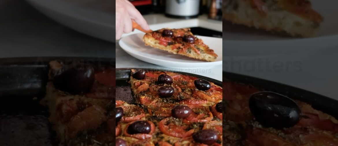 La Pichade: The BEST Tomato Tart you'll ever taste!  #provençalcuisine #mediterraneanregionalfood