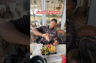 Did they just give me minced meat straight from the butchers #tartare #france #steaktartare #food