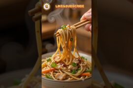 Tiny Chowmein&French Fries recipe#asmr#food#foryou #frenchfries#satisfying #fastfood#shorts#trending