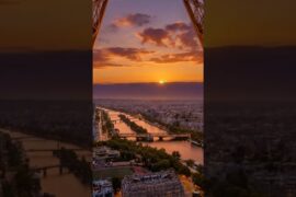 Watching Paris  from Eiffel Tower #travel #europe #france #paris