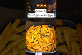 🍟Crispy French fries in just 15 Minutes in air fryer | #shorts #viral #frenchfries #airfryer #yt