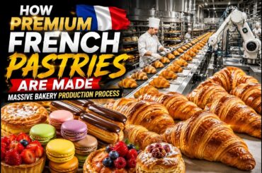 🥐 Inside the World's Largest French Bakery Factory | How Premium Pastries Are Made