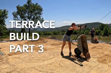 New Terrace Build Part 3 | We've used 21 tonnes of gravel to get level ground!