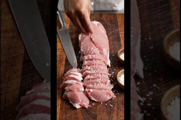 15-Minute JUICY Spanish Garlic Pork with Fries | Authentic Solomillo al Ajillo #shorts