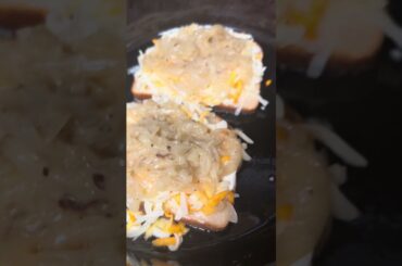Gourmet Grilled Cheese w/ Carmalized Onions. You will love this recipe The Lord helped me to create.