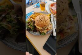 lunch at Le Grand Bleu, St Gilles Croix de Vie, Vendée, France