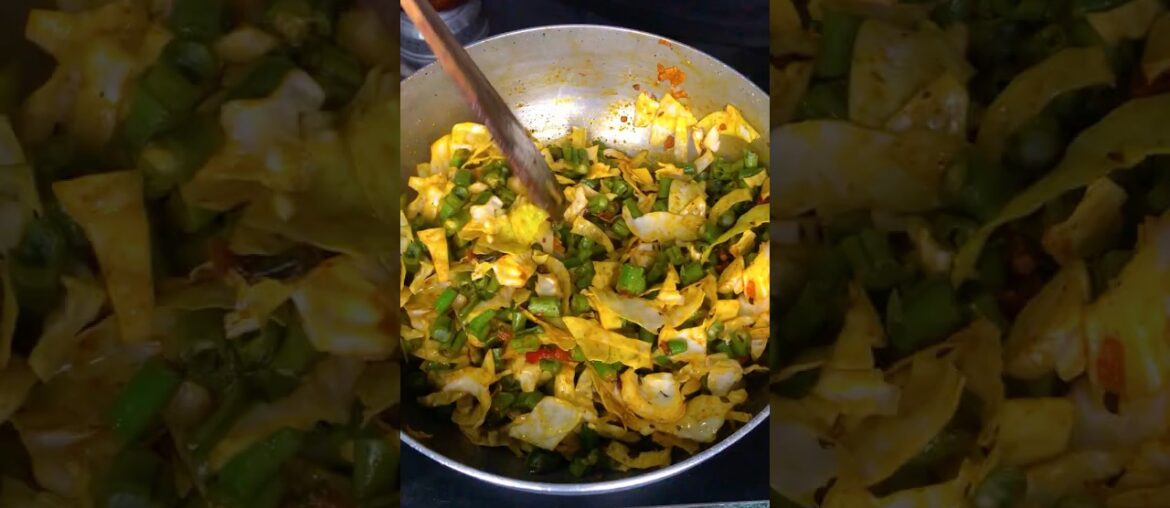 Simple French Beans + Cabbage = Incredible Taste! 🔥! 🤤 | Easy Veg Recipe #shorts #cooking #asmr Simple French Beans + Cabbage = Incredible Taste! 🔥! 🤤 | Easy Veg Recipe #shorts #cooking #asmr