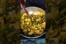 Simple French Beans + Cabbage = Incredible Taste! 🔥! 🤤 | Easy Veg Recipe #shorts #cooking #asmr