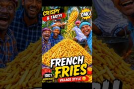 FRENCH FRIES🍟|#frenchfries #fries #snakes # #foodshorts #food #shorts #villlagecooking