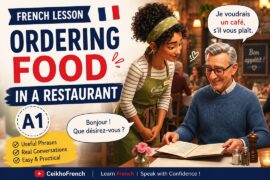 Learn French Through Restaurant Conversations  Order Food Easily  A1–A2 🇫🇷