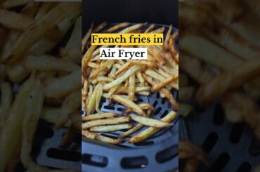 Air Fryer French Fries 🍟| Crispy or Soggy? #shorts #airfryer #viralfood #trending #shorts #yt #viral