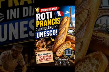 Tahukah Kamu? Roti Prancis Ini Diakui UNESCO! 🇫🇷🥖😱 # #faktaunik #faktamenarik #faktanegara #france